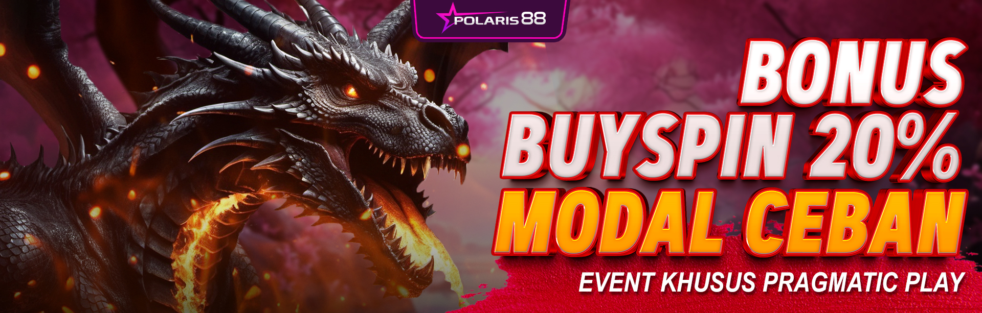 BONUS BUYSPIN 20% MODAL CEBAN